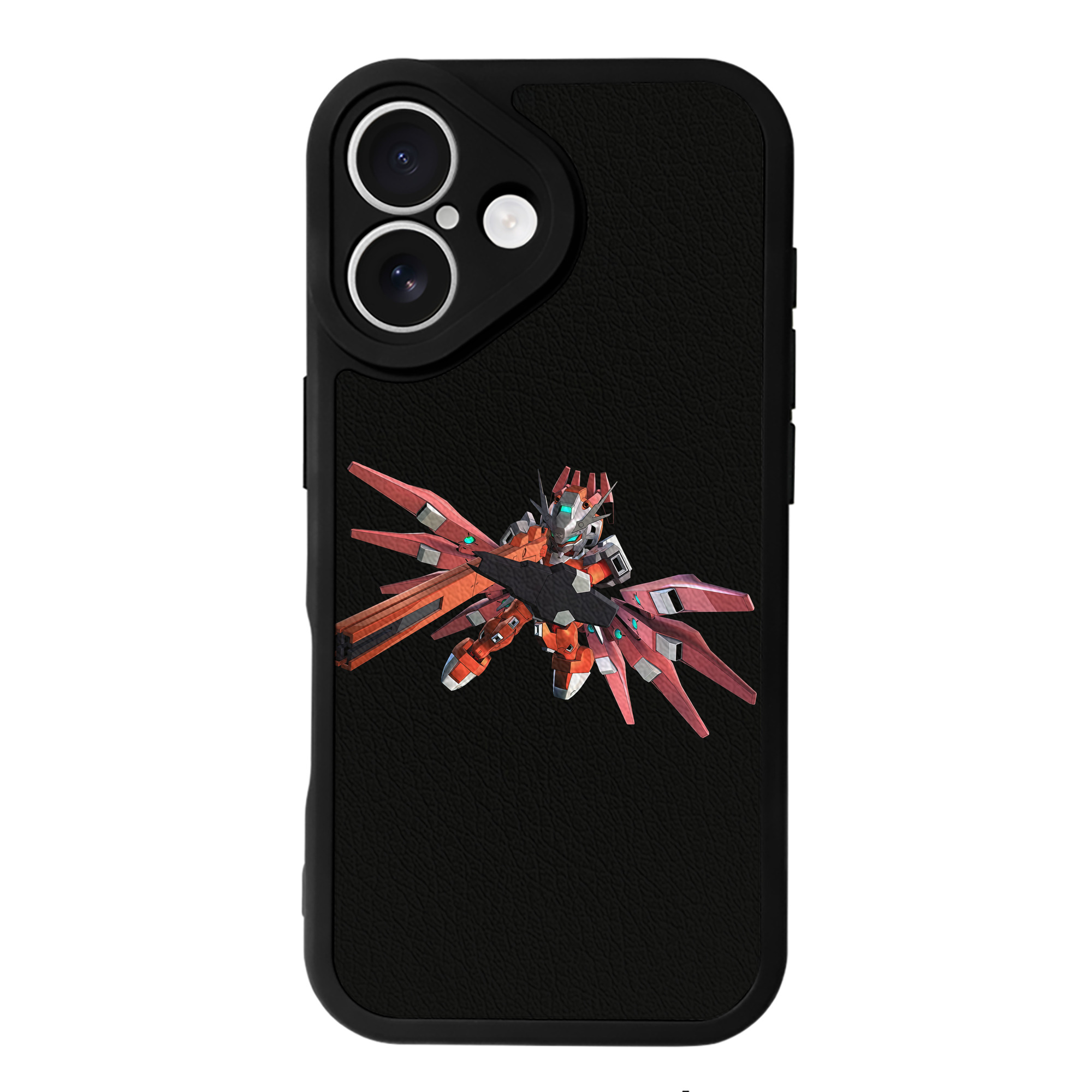 （画像用） 機動戦士ガンダム Mobile Suit Gundam 【iPhone 16シリーズ対応】シリコンスマホケース（レザー調） 材質：シリコン